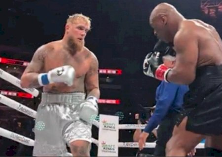 Mike Tyson perde para a idade e para Jake Paul por pontos diante de 80 mil pessoas