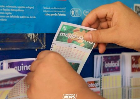Apostas de MS levam mais de R$ 130 mil ao acertarem 'quina' da Mega-Sena