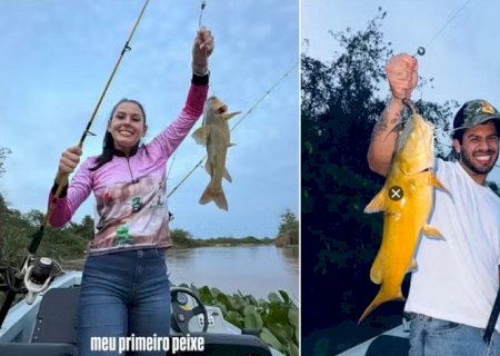 Ana Castela curte Pantanal com Zé Felipe e família de Leonardo