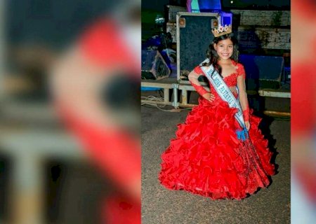 Menina de 8 anos do Pantanal vai disputar o Mini Miss Brasil no Rio Grande do Sul