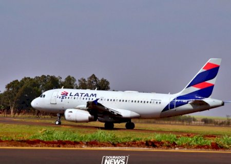Em quatro meses, Latam registra quase 12 mil passagens vendidas e consolida voos diários em Dourados