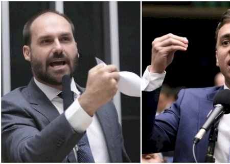 Nikolas reage a críticas de Eduardo Bolsonaro e diz que ex-deputado “não está bem'