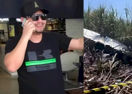 Piloto de Ponta Porã morre carbonizado após queda de aeronave em SP