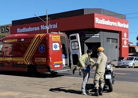 Acidente entre motocicletas deixa duas pessoas feridas às margens da BR-163 em Caarapó