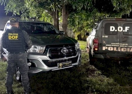 DOF recupera caminhonete furtada e prende duas mulheres em Amambai