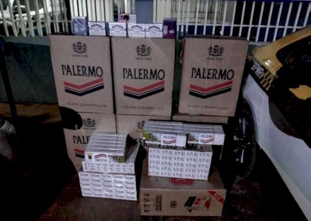 Cigarros contrabandeados e dispositivos para cigarro eletrônicos são apreendidos