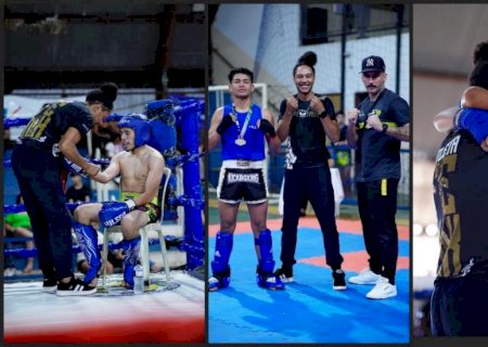 Três ouros e uma prata: atletas da Fênix Team de Caarapó brilham na Copa MS de Kickboxing 2026