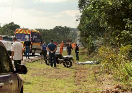 Motociclista morre ao bater em traseira de Toro na BR-163; 2&ordf; v&iacute;tima do dia