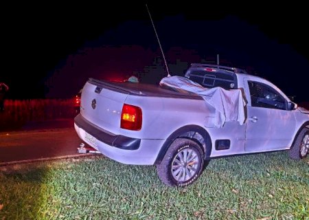 Motorista atropela e mata homem que estava na MS-156 com o cachorro de estimação