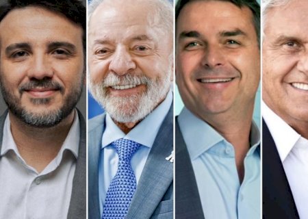 Pesquisa: Flávio volta a ampliar liderança contra Lula em MS