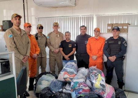 Campanha “Seu Abraço Aquece” mobiliza instituições de Caarapó em arrecadação de agasalhos