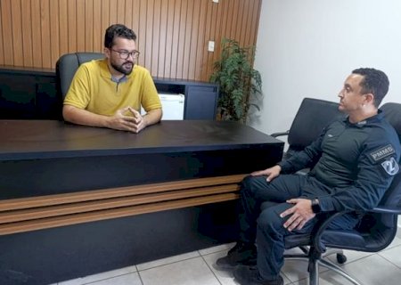 Comandante da PM visita Câmara de Caarapó e fortalece diálogo sobre segurança pública