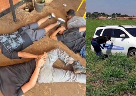 Cinco são presos e carros oficiais roubados são recuperados em Rio Brilhante>