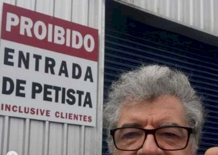 Ator Paulo Betti relata surpresa ao encontrar loja que proíbe entrada de petistas em Bonito