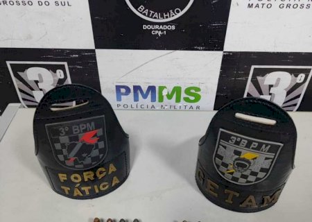 Dupla é presa com 19 munições e diz que levaria material para facção