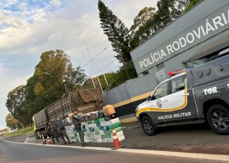 Caminhão que saiu de Dourados é apreendido com R$ 5 milhões em maconha no interior de SP